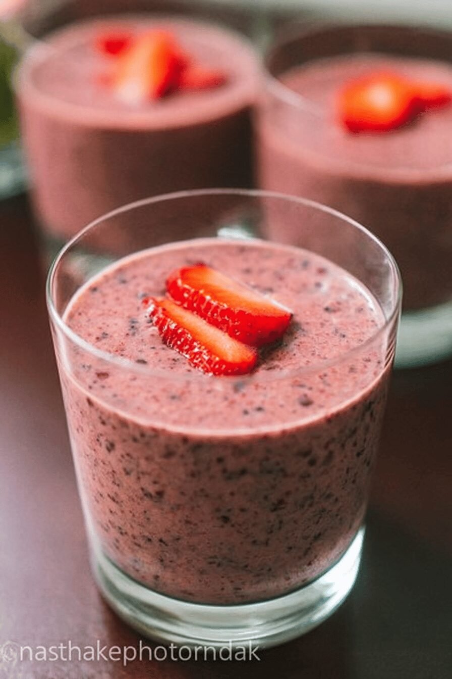 Strawberry Spinach Smoothies