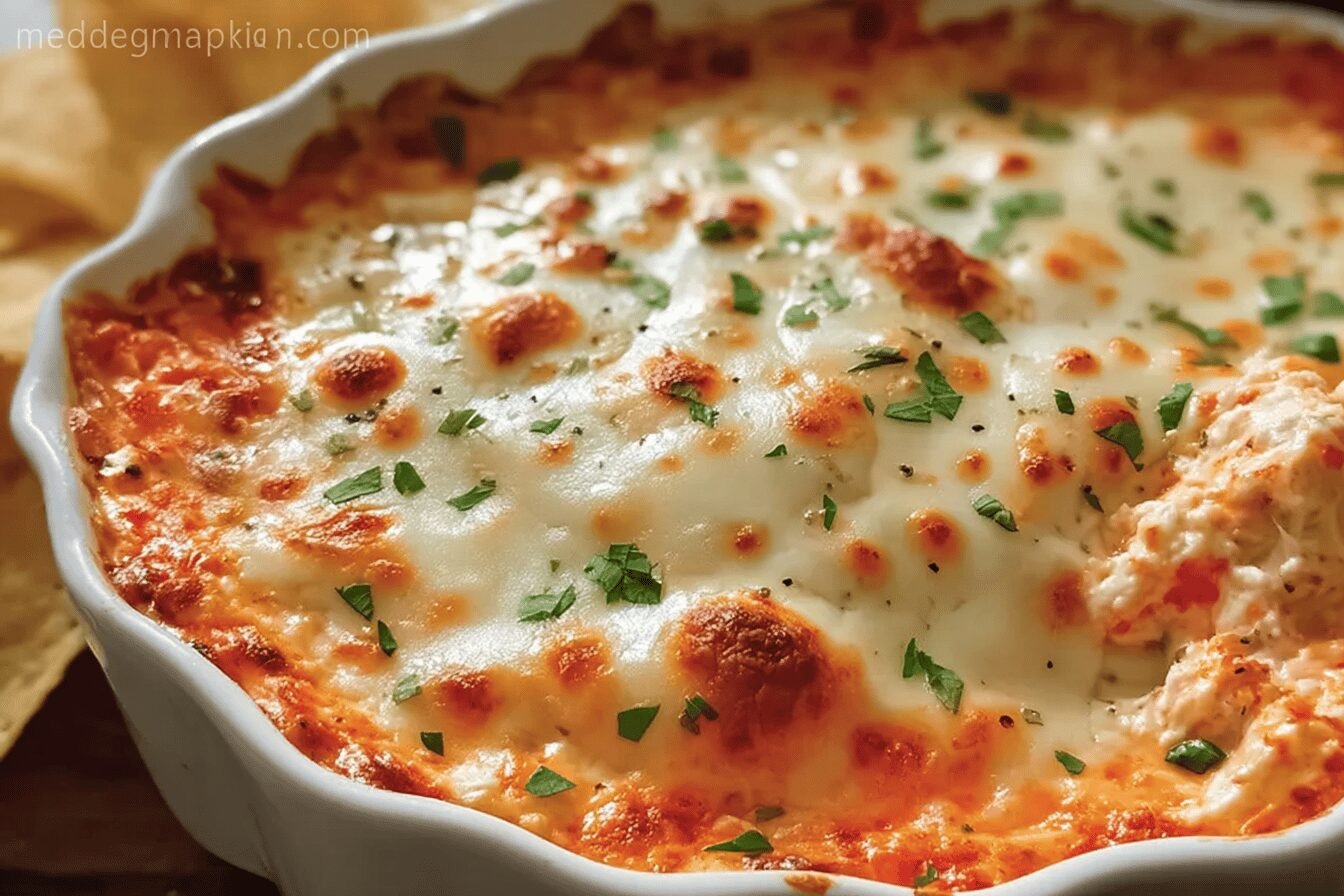 4 Cheese Hot Roasted Red Pepper Dip