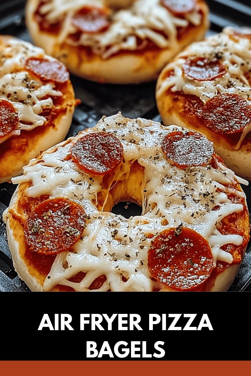 Air Fryer Pizza Bagels