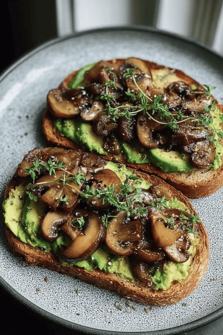 Avocado Garlicky Mushroom Toast 5.Png