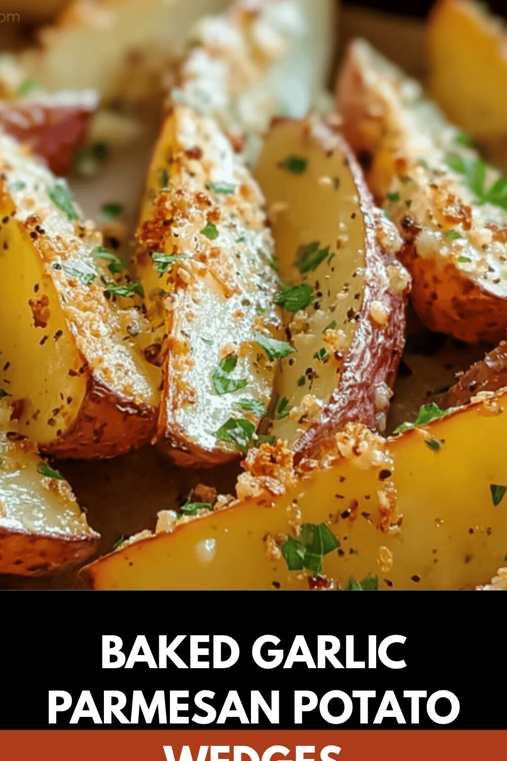 Baked Garlic Parmesan Potato Wedges