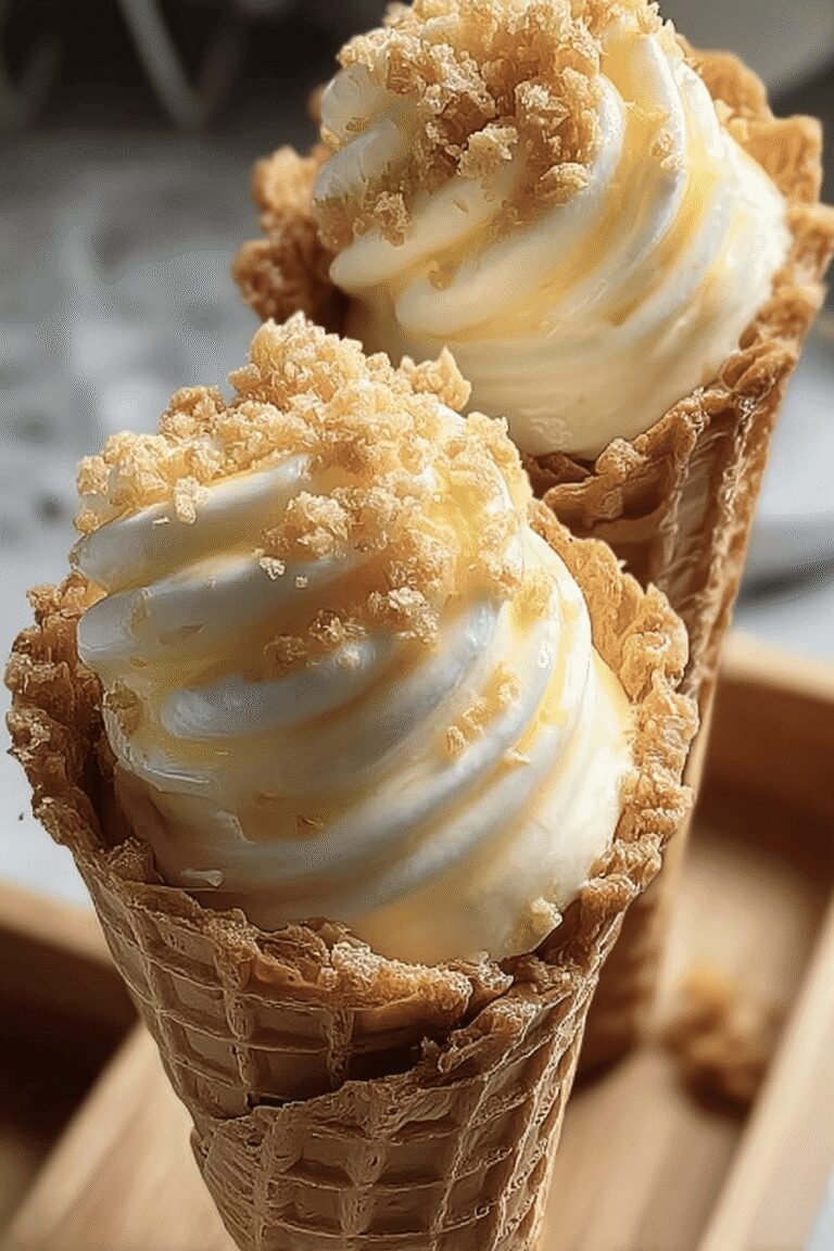 Banana Pudding Cheesecake Cones 47.Png
