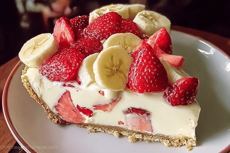 Banana Strawberry Cheesecake 83.Png
