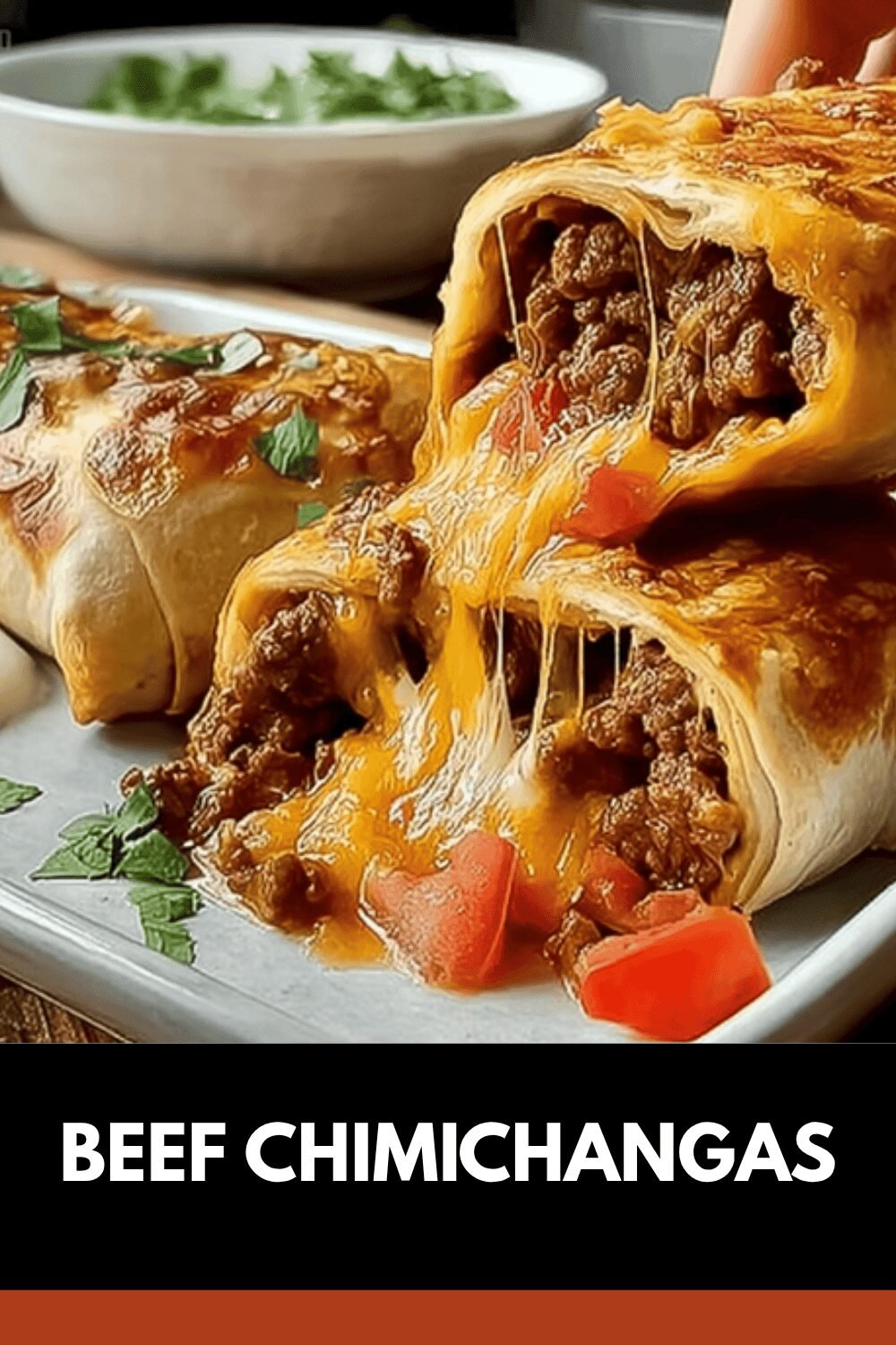 Beef Chimichangas