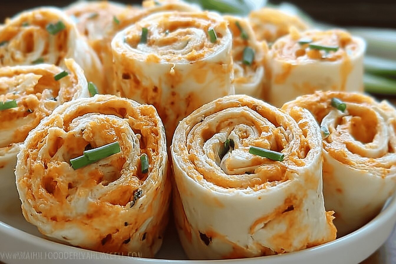 Buffalo Chicken Pinwheels