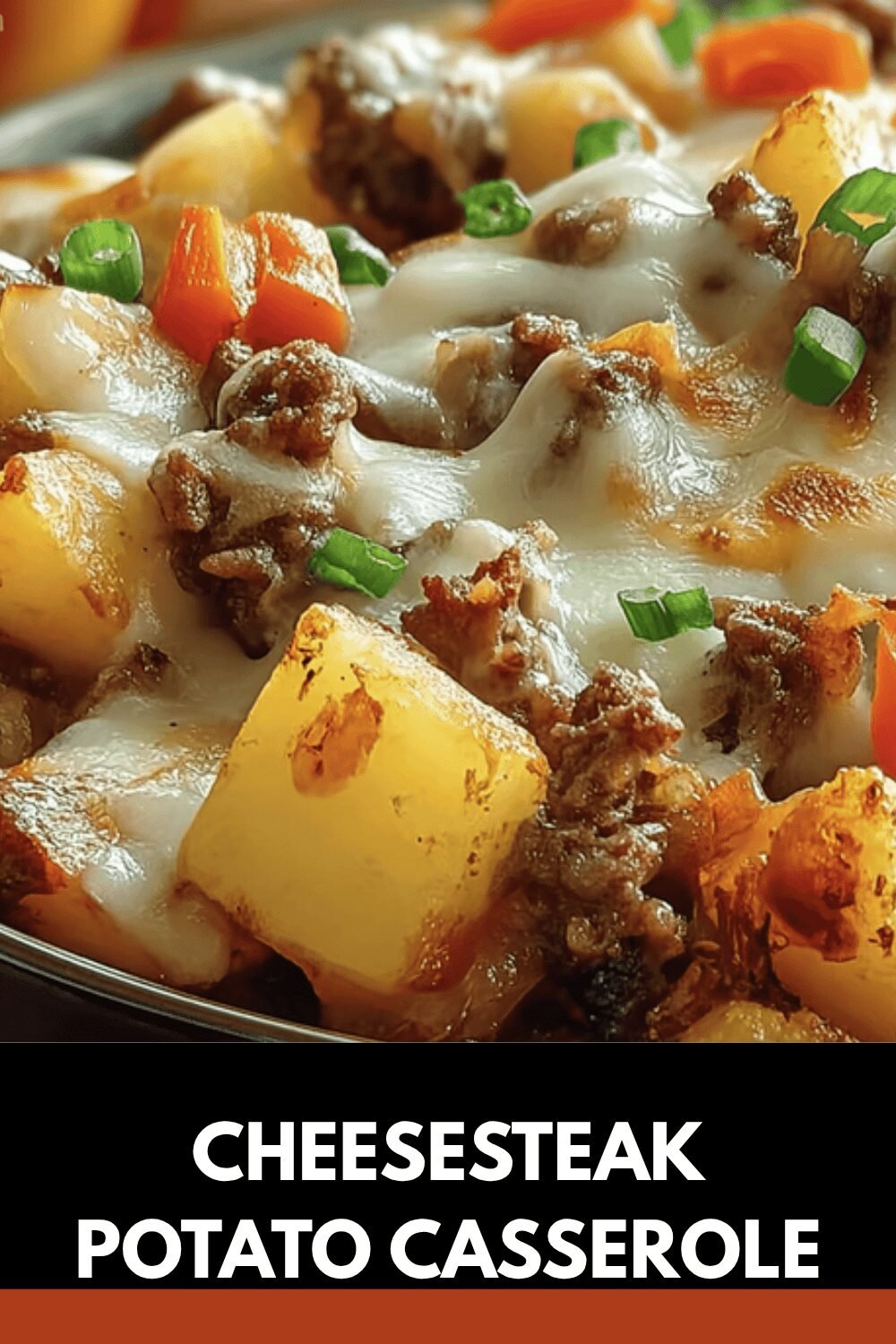 Crock Pot Cheesesteak Potato Casserole Recipe For Easy Comfort Food 7 Cheesesteak Potato Casserole