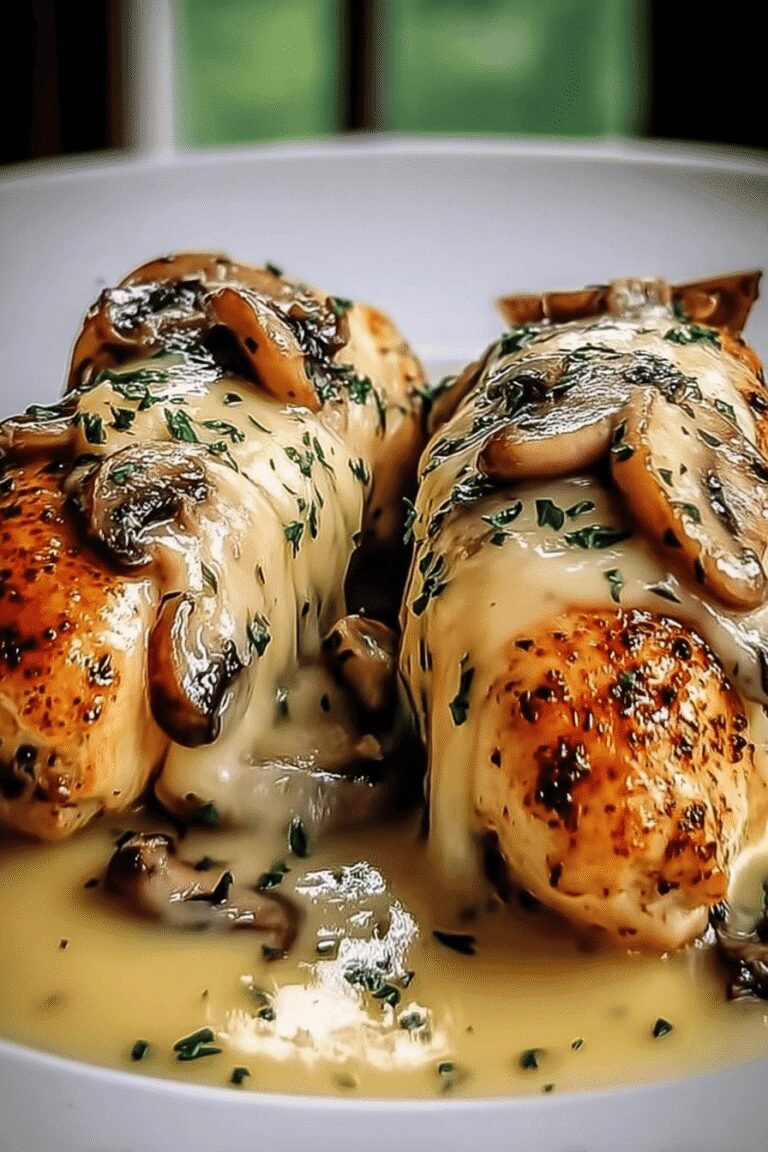 Cheesy Garlic Butter Mushroom Chicken 55.Png
