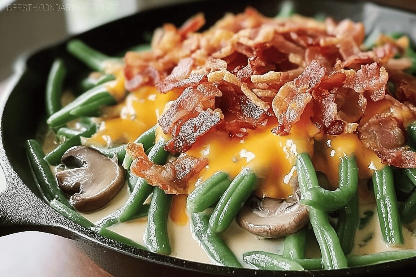 Cheesy Green Bean Casserole