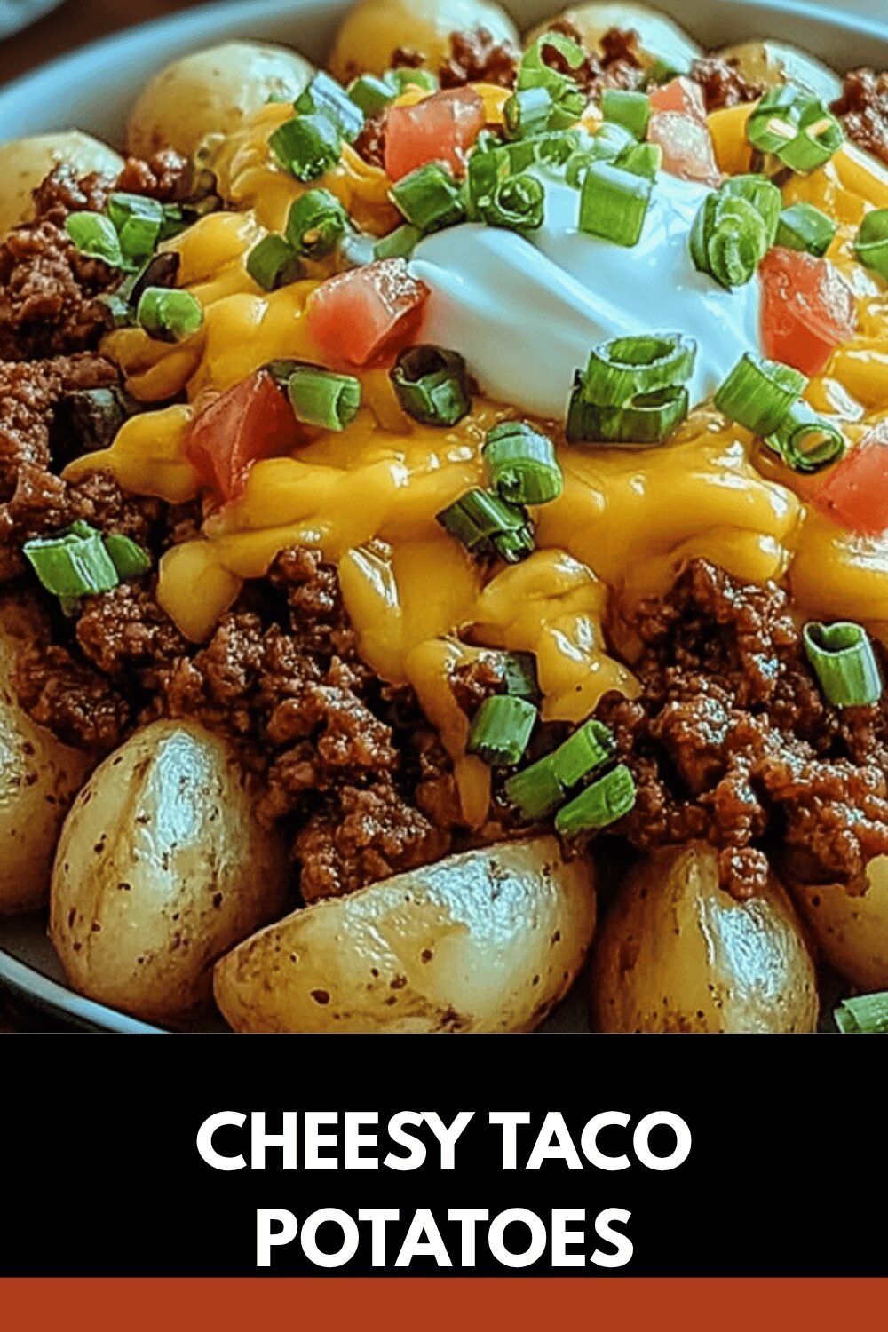 Cheesy Taco Potatoes
