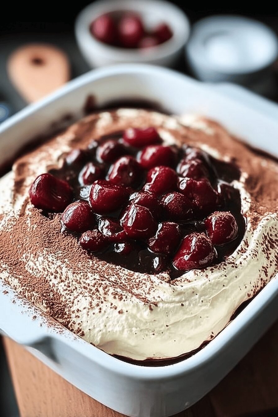Cherry Amaretto Tiramisu