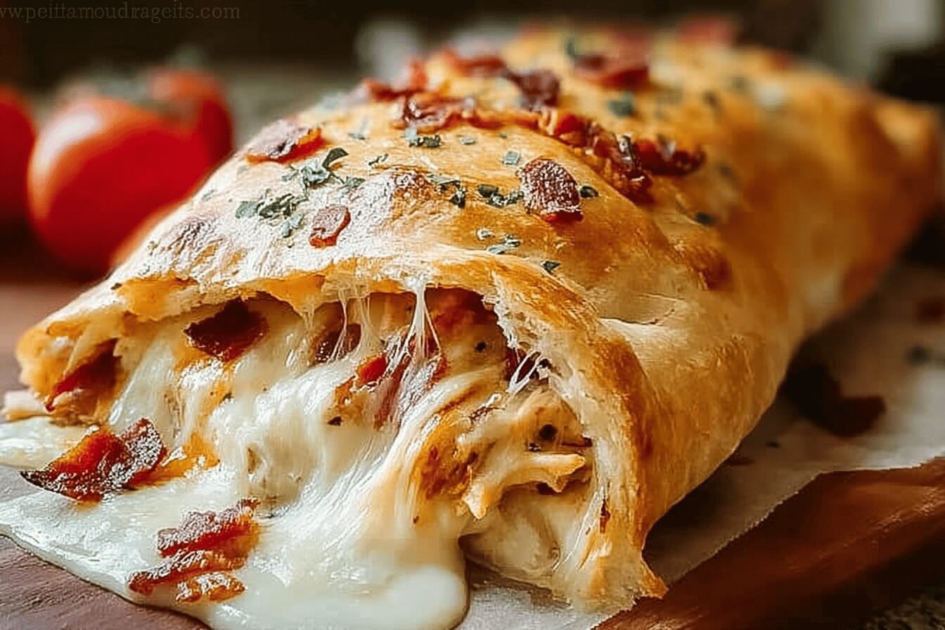 Chicken Bacon Ranch Calzone