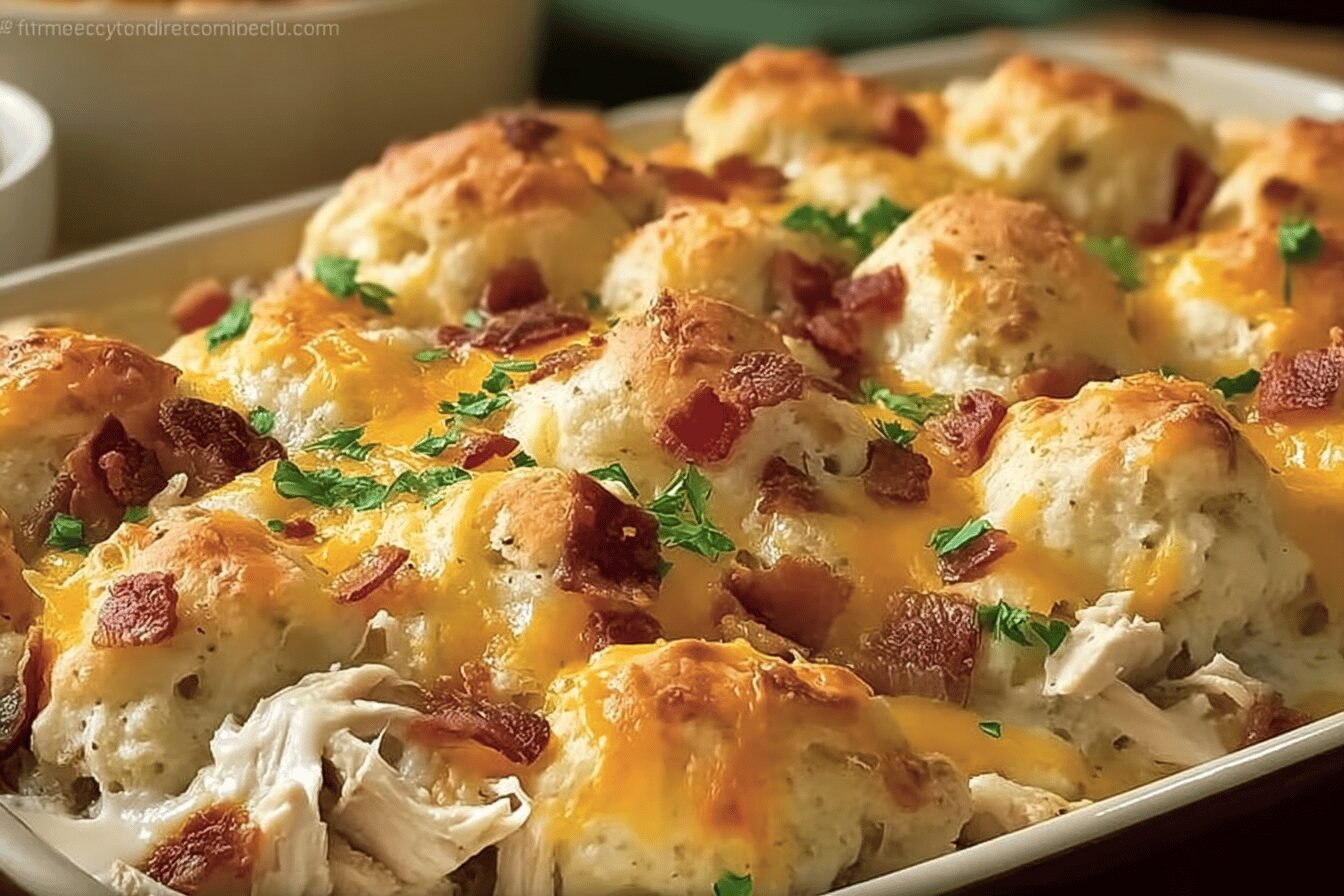 Chicken Bubble Biscuit Bake