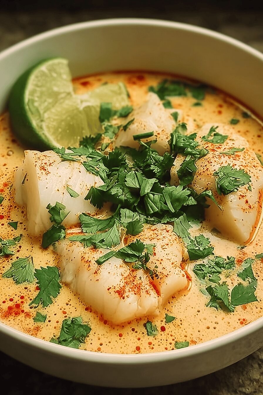Coconut Lime Fish Soup