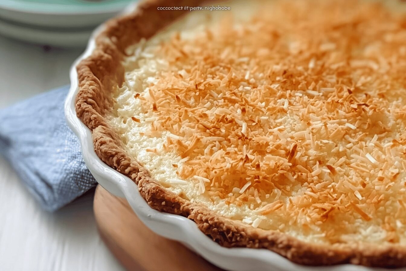 Homemade Coconut Cream Pie Recipe With Creamy Filling And Flaky Crust 6 Coconut Pie Recipe
