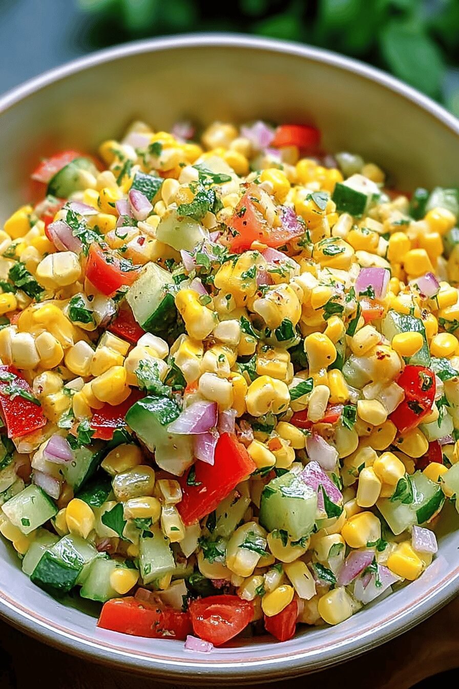 Corn Pepper Salad