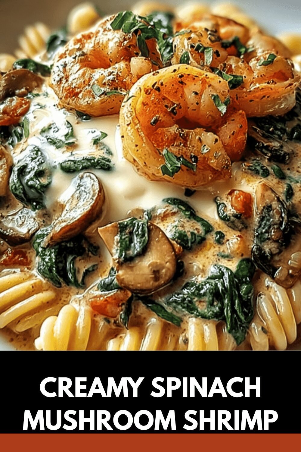 Creamy Spinach And Mushroom Shrimp Skillet Recipe 7 Creamy Spinach Mushroom Shrimp