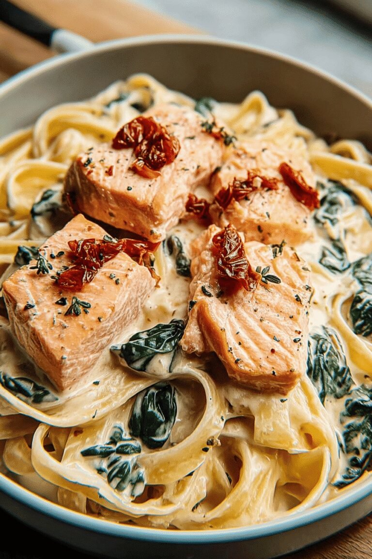 Creamy Tuscan Salmon Pasta 80.Png