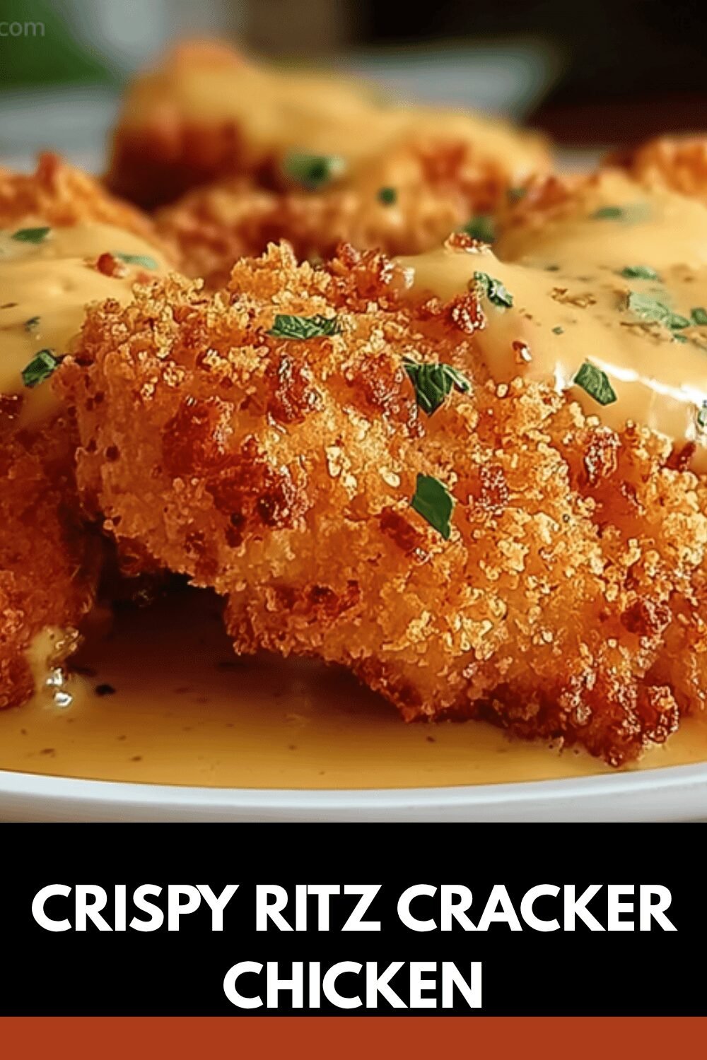 Crispy Ritz Cracker Chicken