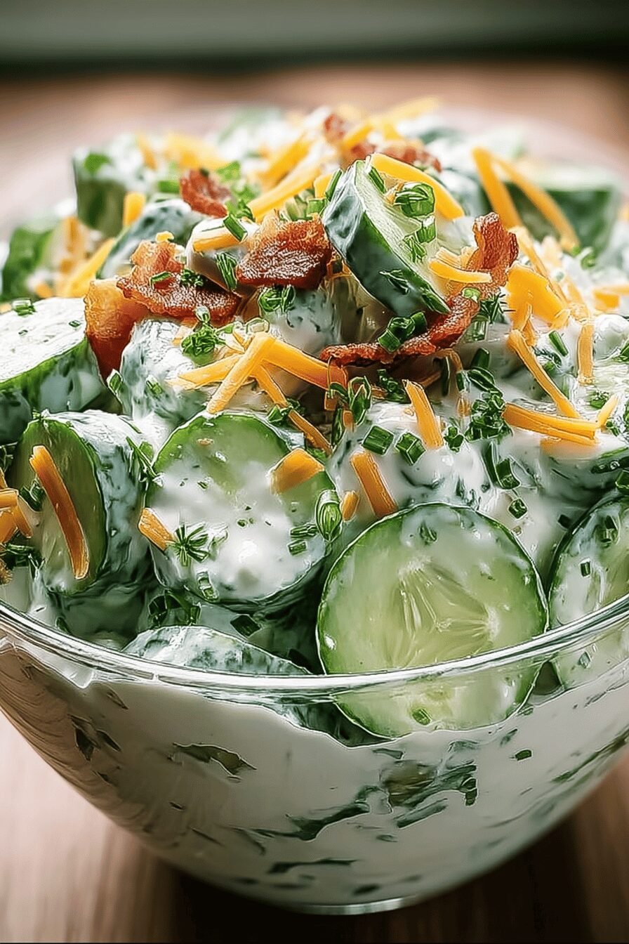 Classic Cucumber Ranch Salad With A Crunchy Twist 6 Cucumber Ranch Crack Salad
