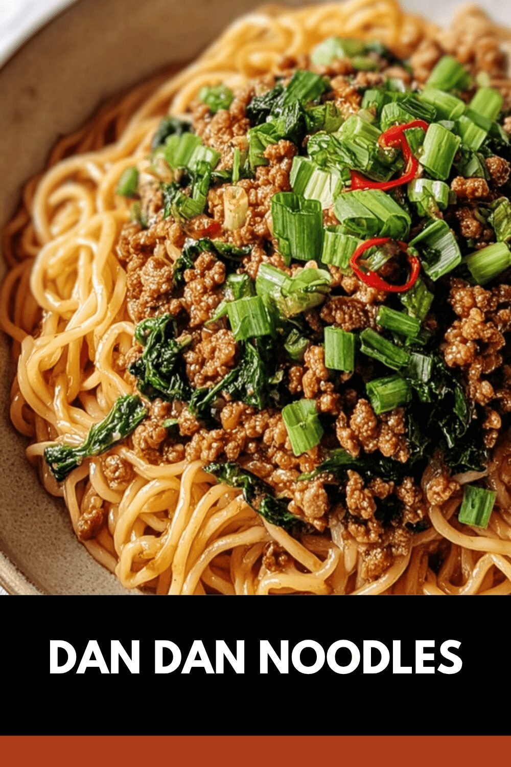 Dan Dan Noodles Recipe With Spicy Sauce And Fresh Ingredients 7 Dan Dan Noodles