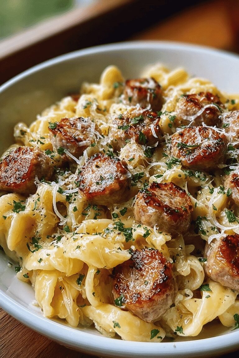 Garlic Butter Sausage Parmesan Pasta 17.Png