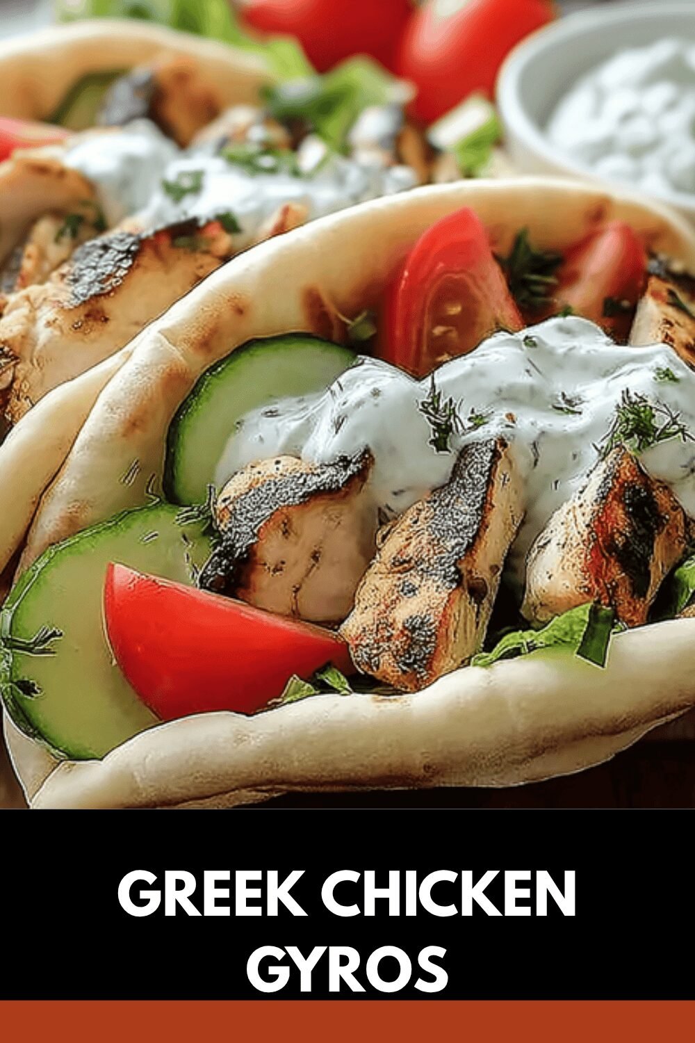 Greek Chicken Gyros