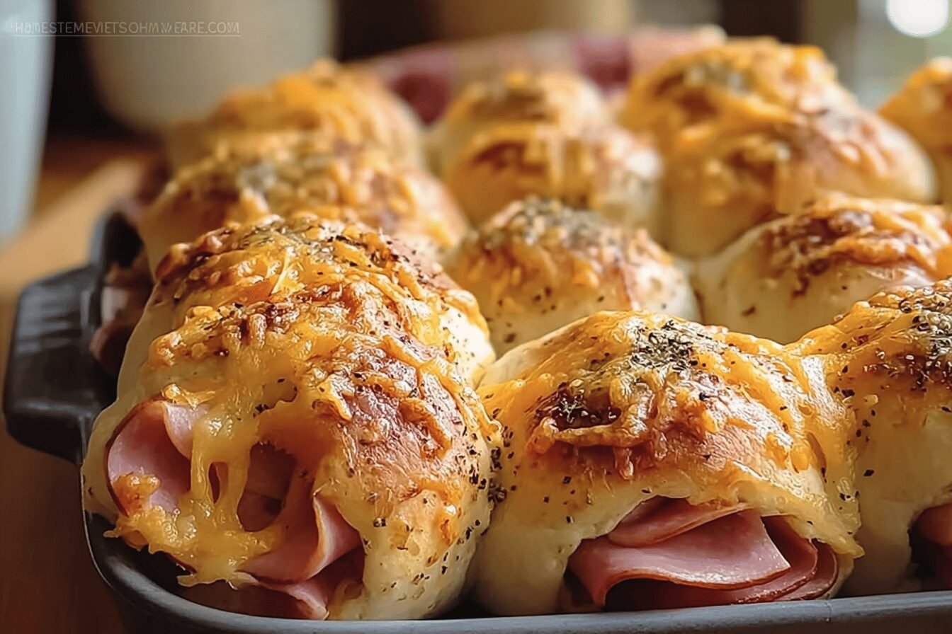 Ham And Cheese Rolls