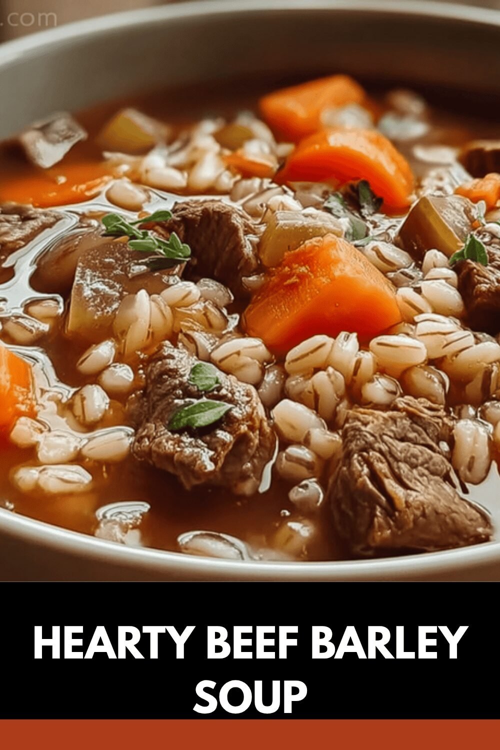 Hearty Beef Barley Soup
