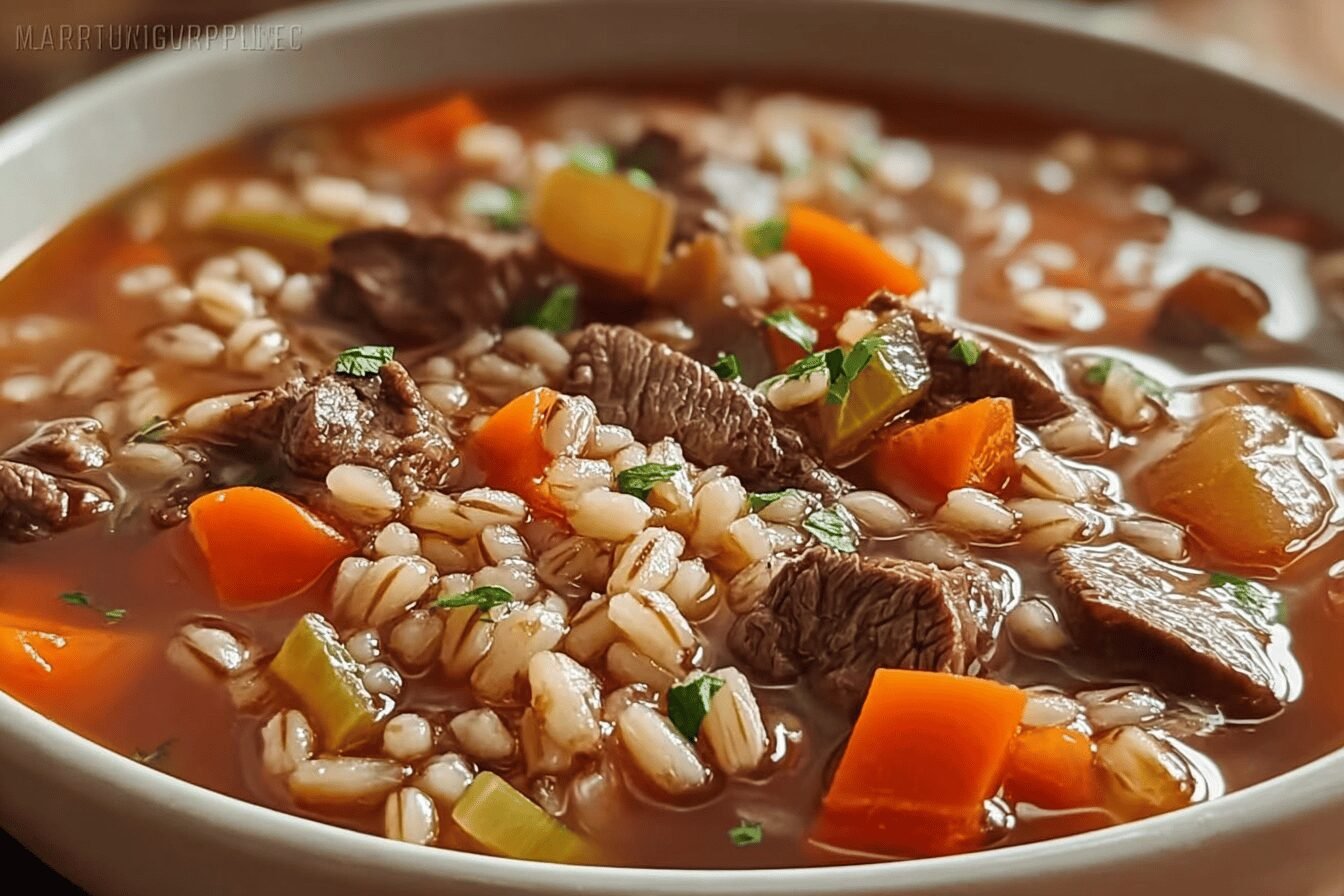 Hearty Beef Barley Soup