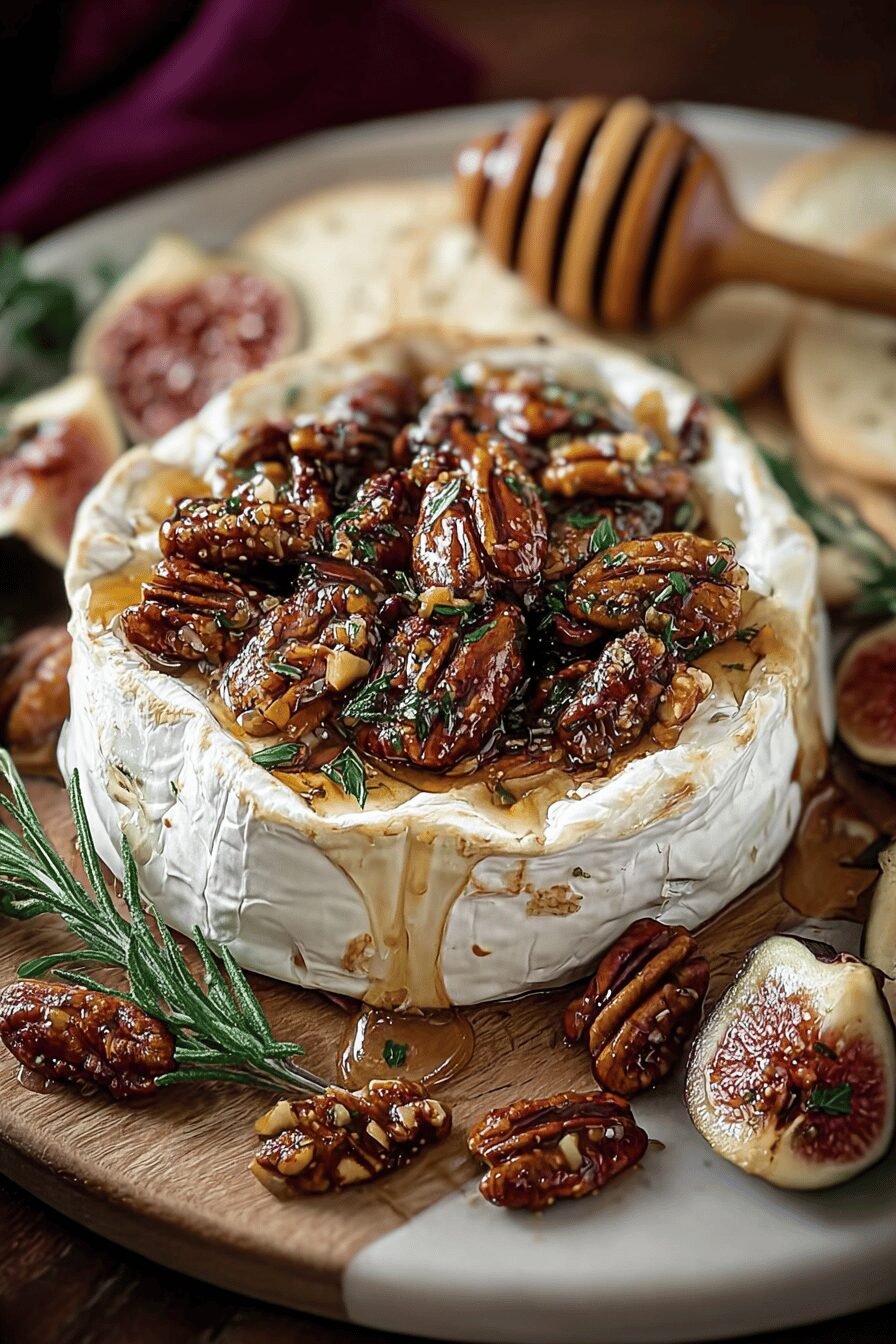 Honeyed Fig Pecan Brie