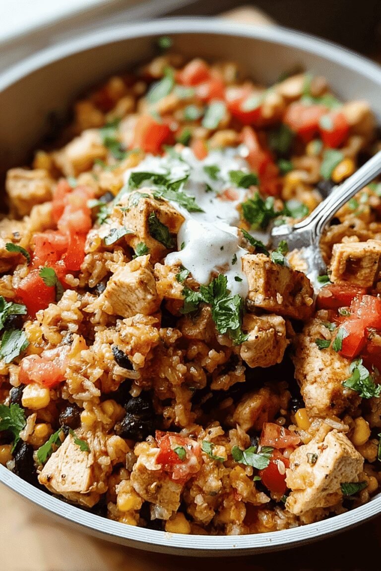 One Pot Chicken Burrito Bowl 34.Png