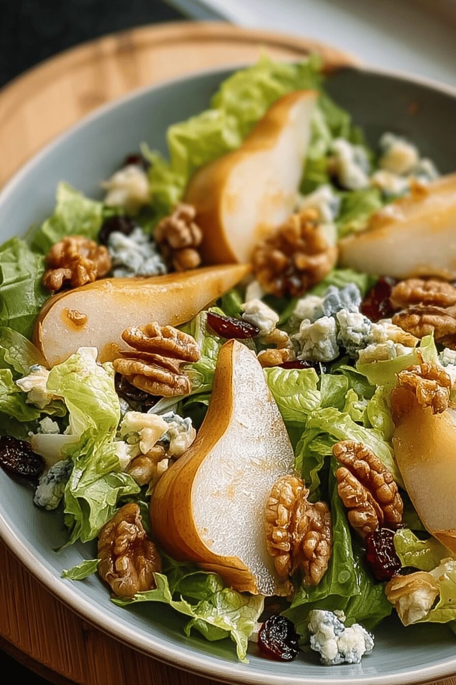 Pear Blue Cheese Salad Contessa