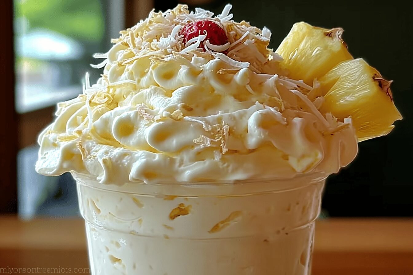 Hawaiian Pineapple Fluff Recipe With Creamy Sweet And Tangy Layers 6 Pineapple Coconut Fluff