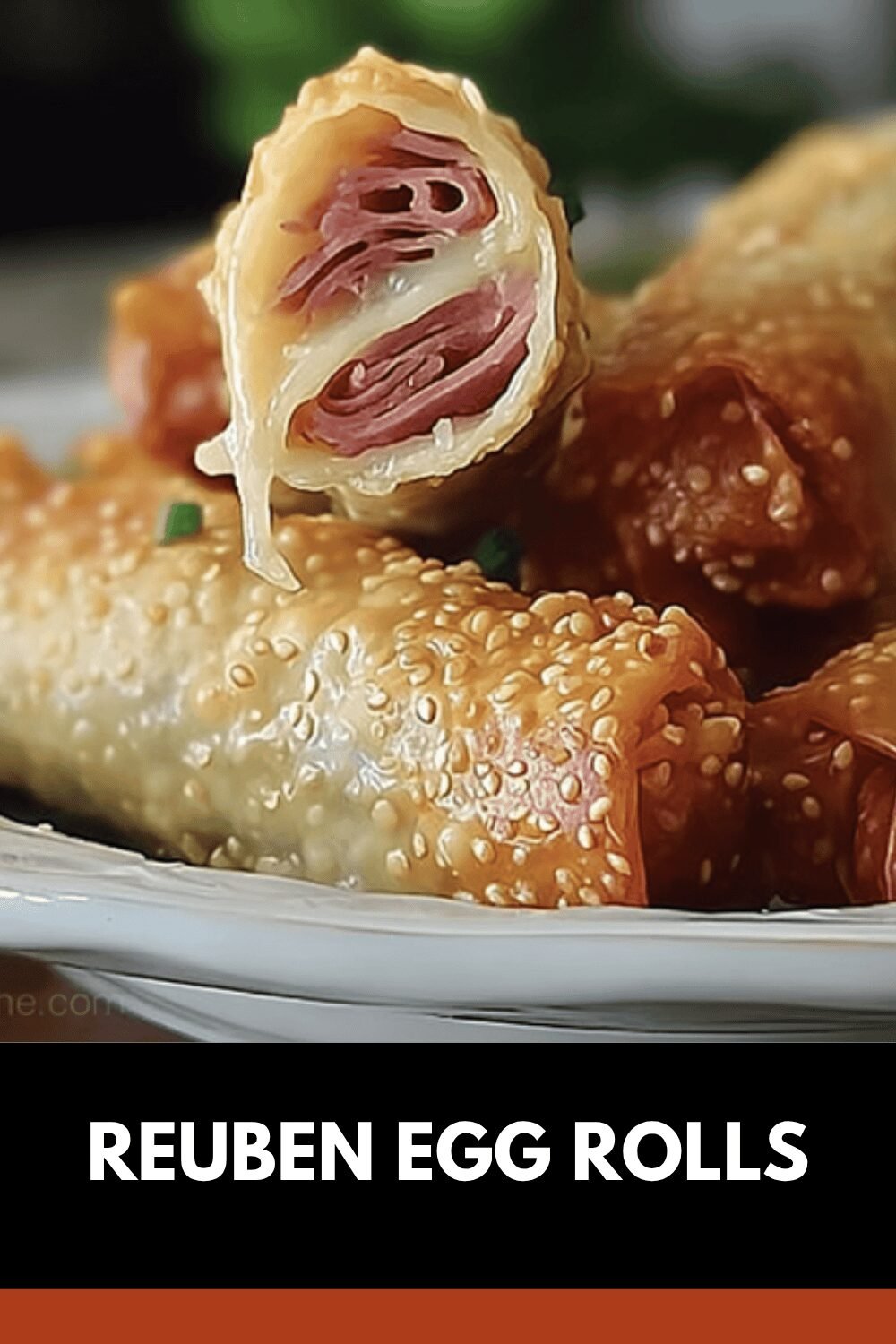 Reuben Egg Rolls