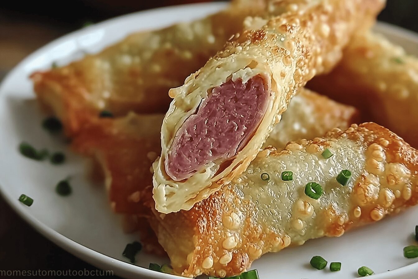 Reuben Egg Rolls