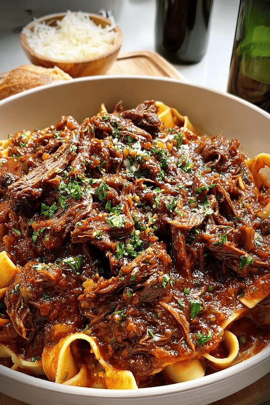 Slow Cooked Short Rib Ragu