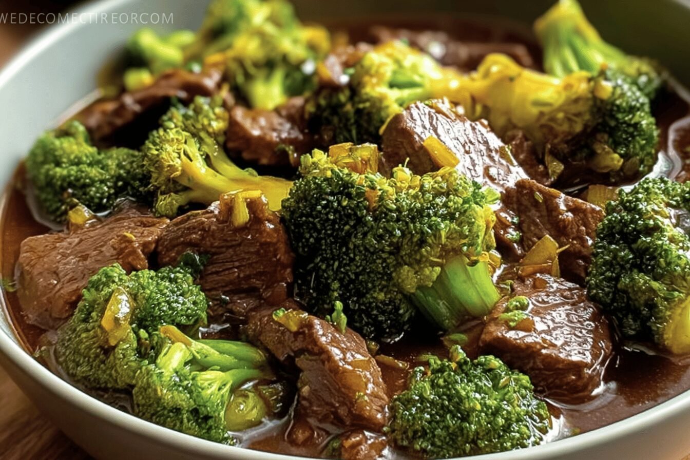 Slow Cooker Broccoli Beef
