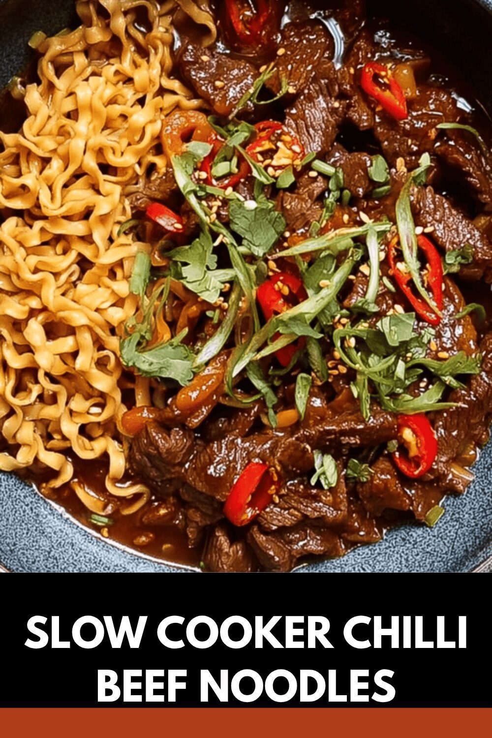 Slow Cooker Honey Garlic Beef With Tender Noodles Recipe 7 Slow Cooker Chilli Beef Noodles