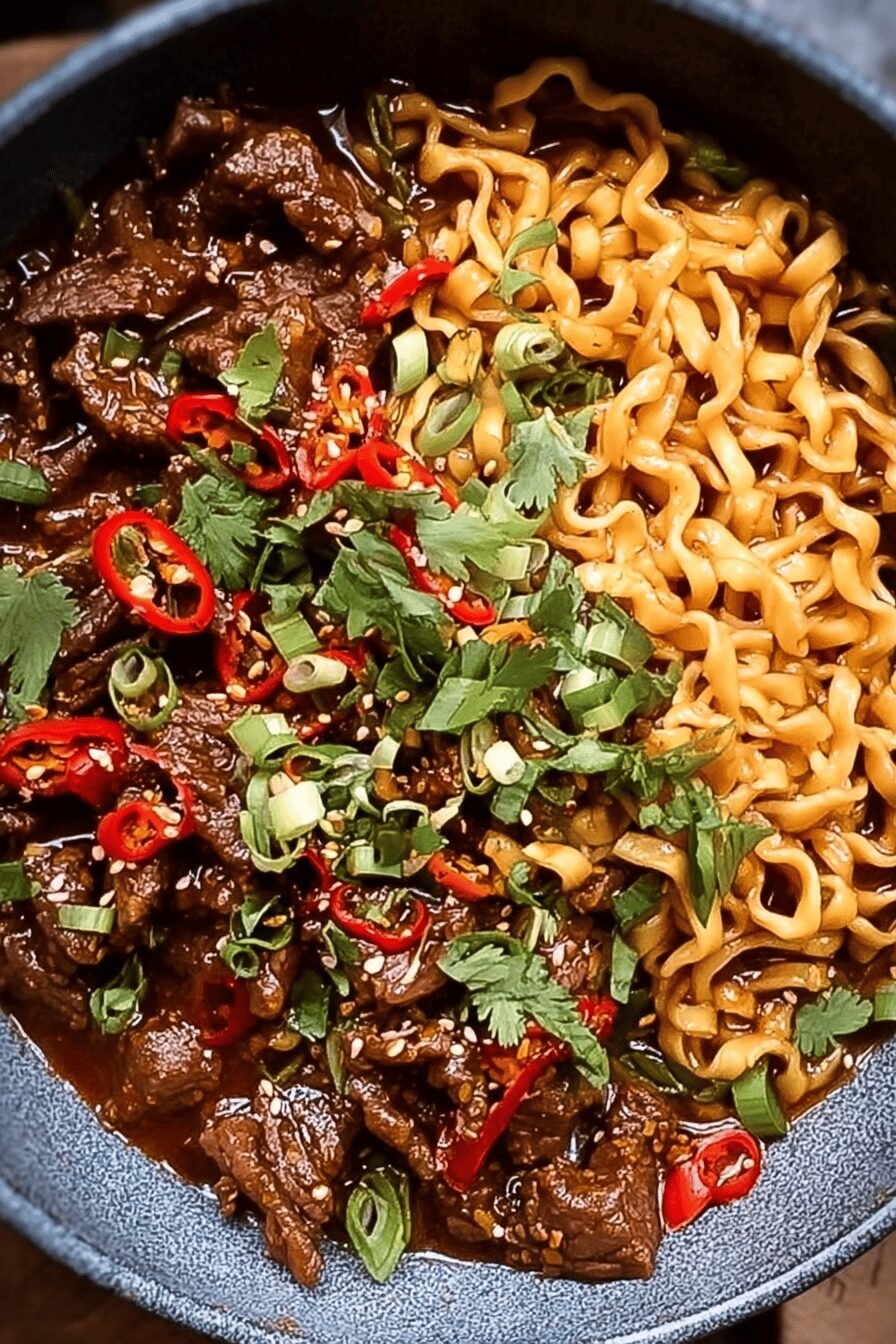 Slow Cooker Honey Garlic Beef With Tender Noodles Recipe 6 Slow Cooker Chilli Beef Noodles