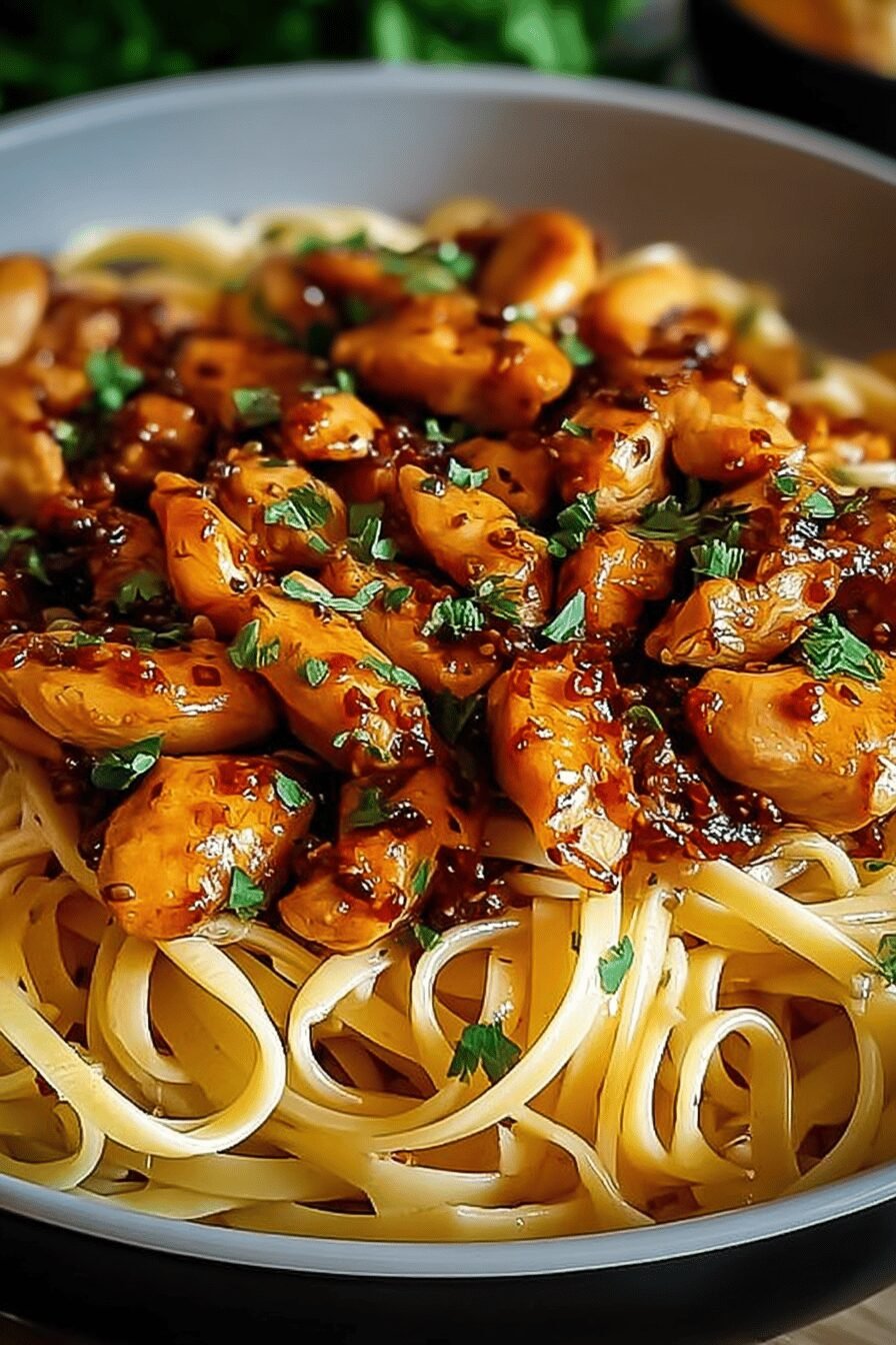 Spicy Cajun Honey Chicken Pasta