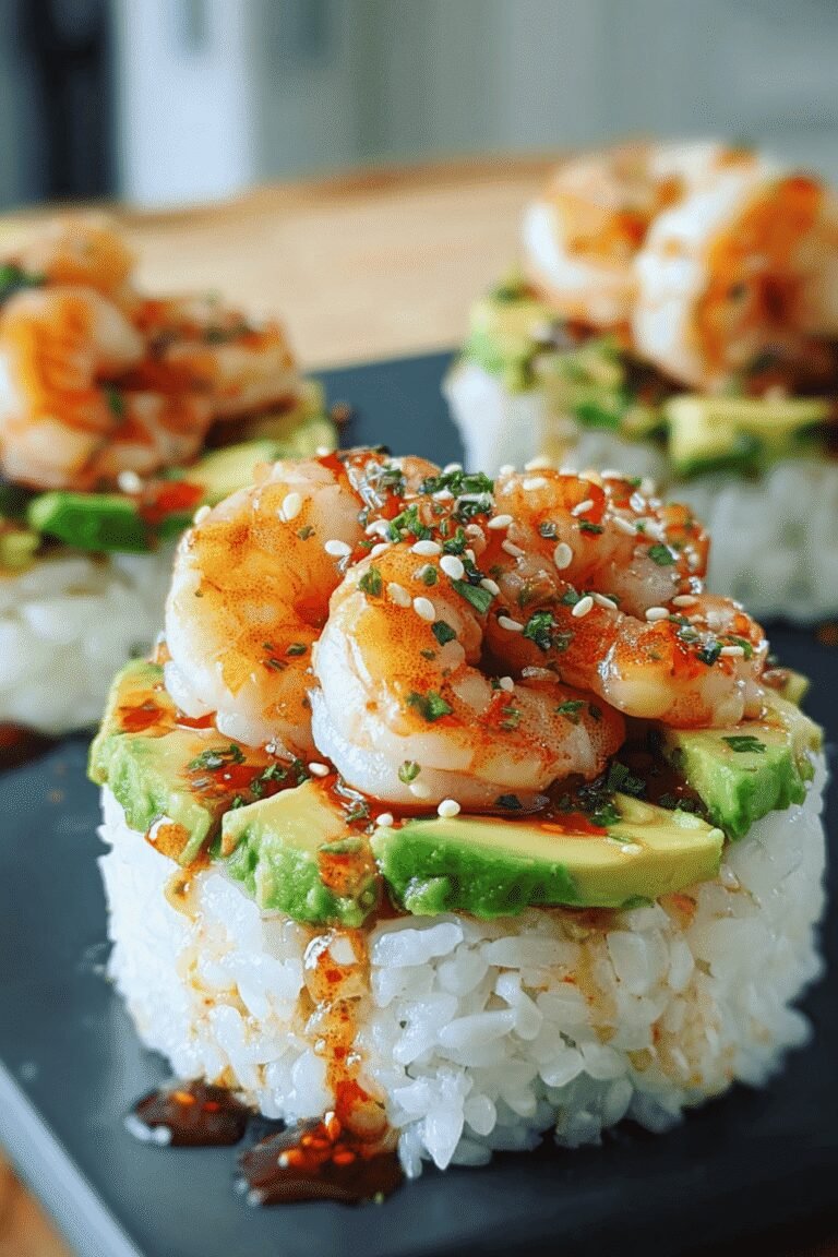 Spicy Shrimp Sushi Stacks 30.Png