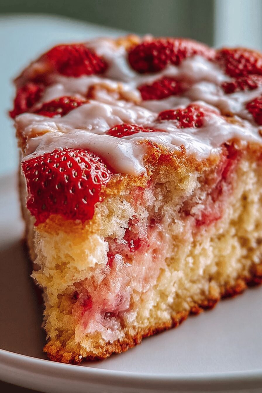 Strawberry Honeybun Cake
