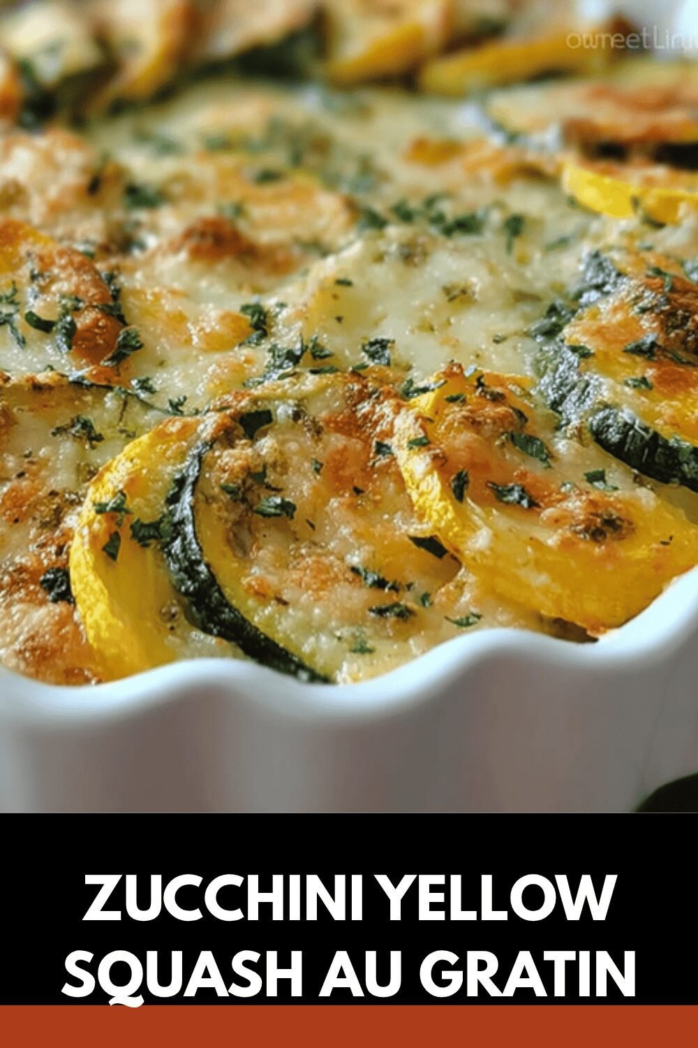 Zucchini Yellow Squash Au Gratin