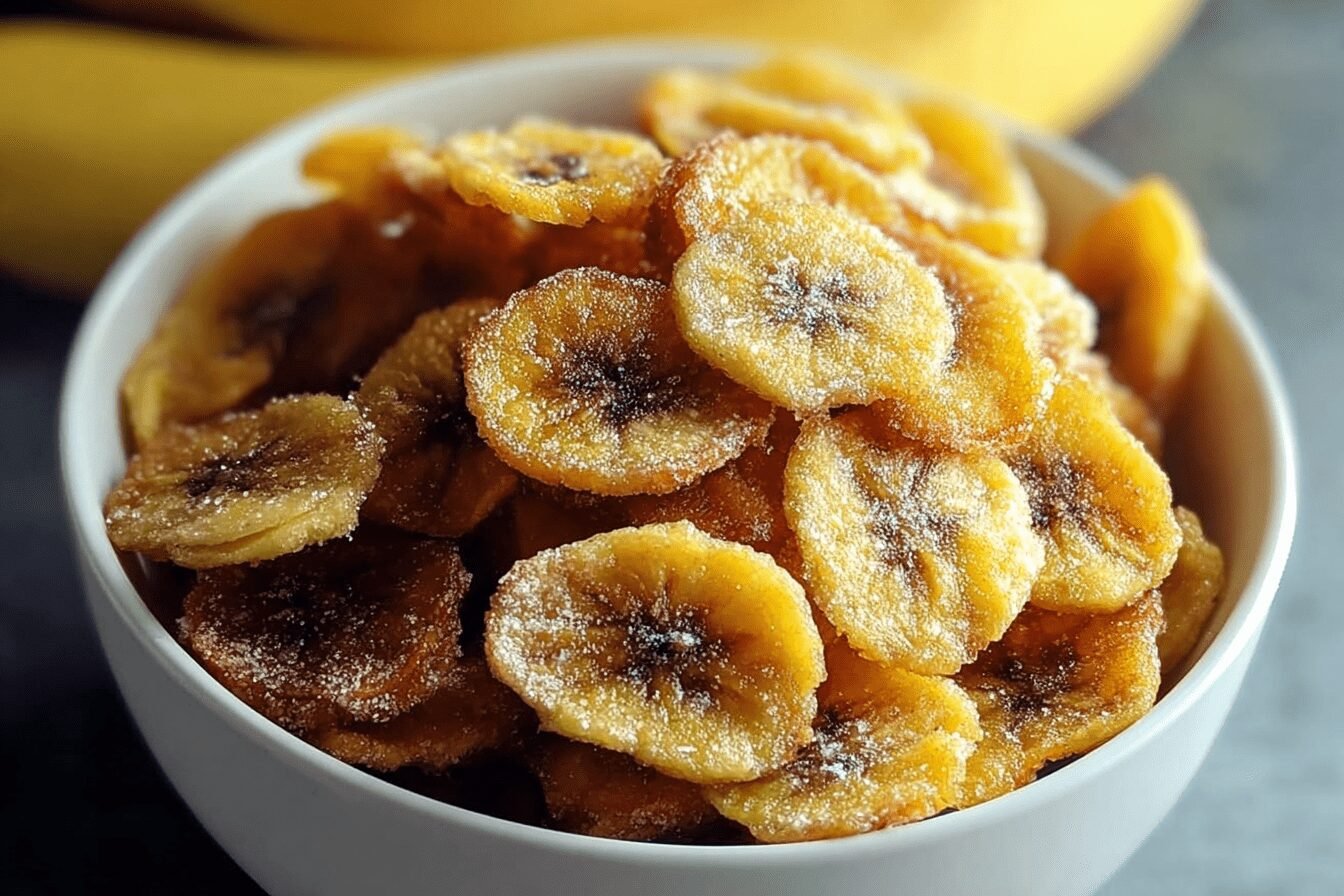 Air Fryer Banana Chips Recipe For Crispy Homemade Snacks 6 Air Fryer Banana Chips
