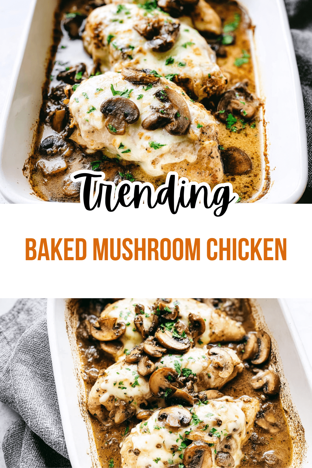Baked Chicken With Mushroom Sauce Recipe 7 Baked Mushroom Chicken