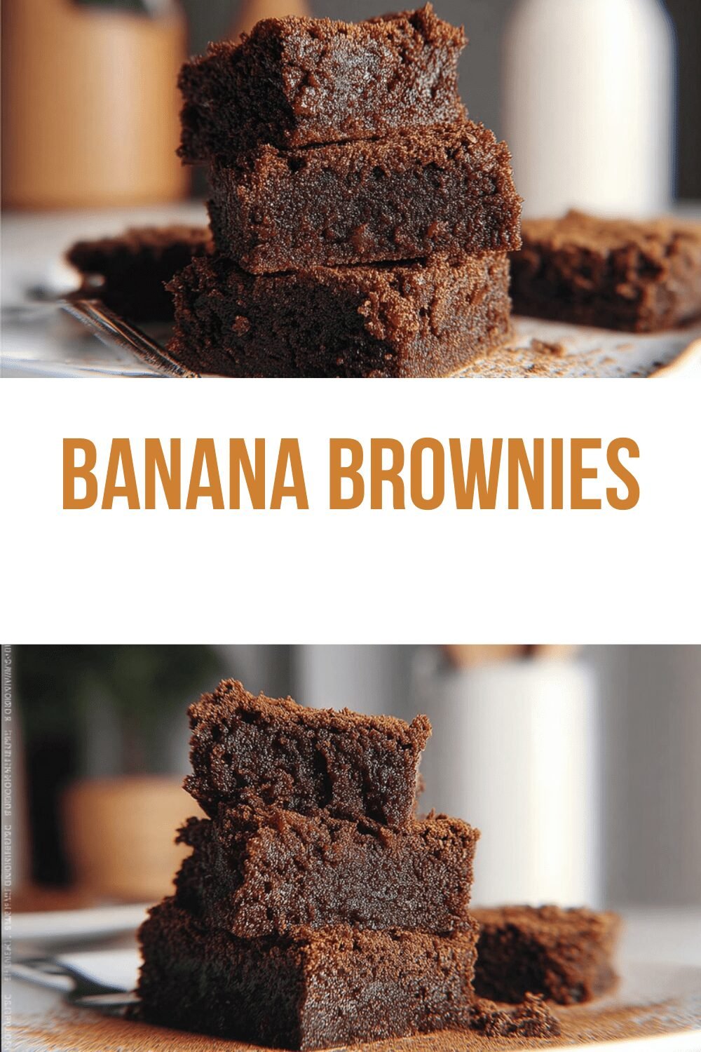 Fudgy Banana Brownie Recipe With Rich Chocolate And Moist Texture 4 Banana Brownies