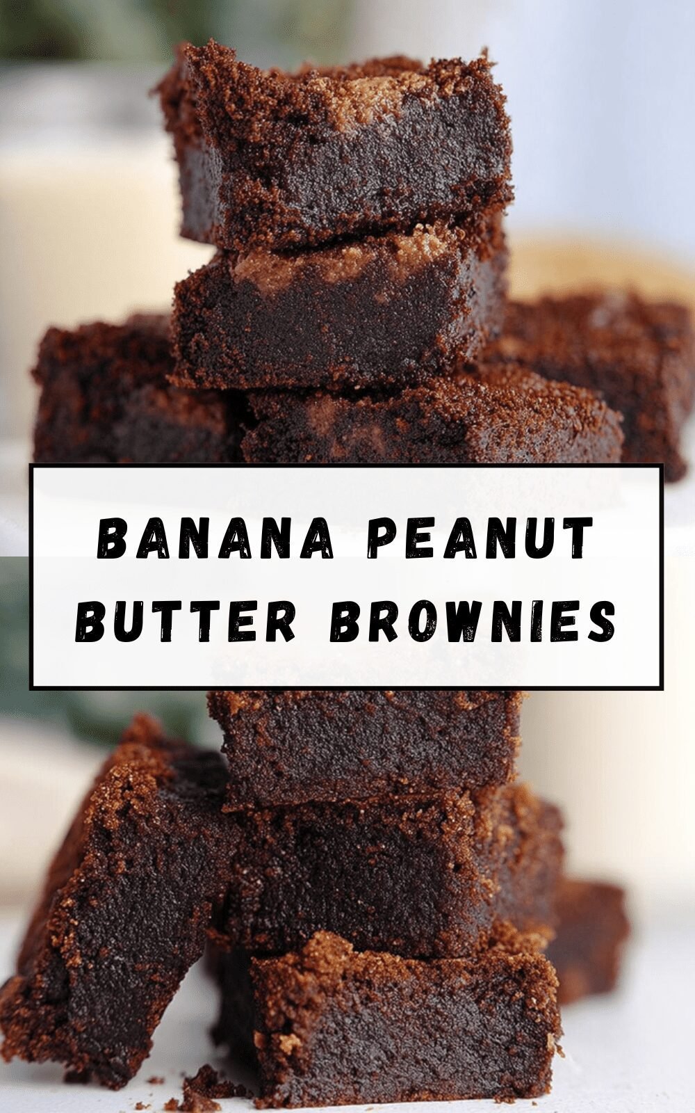Banana Peanut Butter Brownies