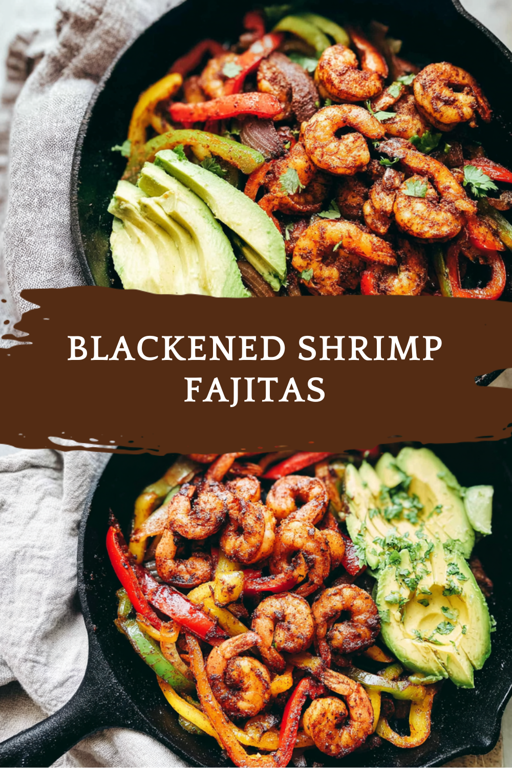 Blackened Shrimp Fajitas Quick Skillet Meal In 20 Minutes 7 Blackened Shrimp Fajitas