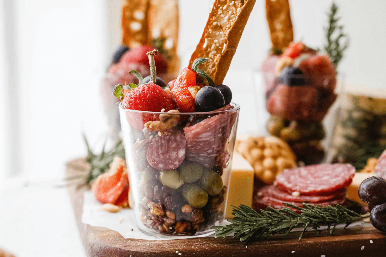 Charcuterie Cups: Simple Individual Appetizers Perfect For Parties 6 Charcuterie Cups