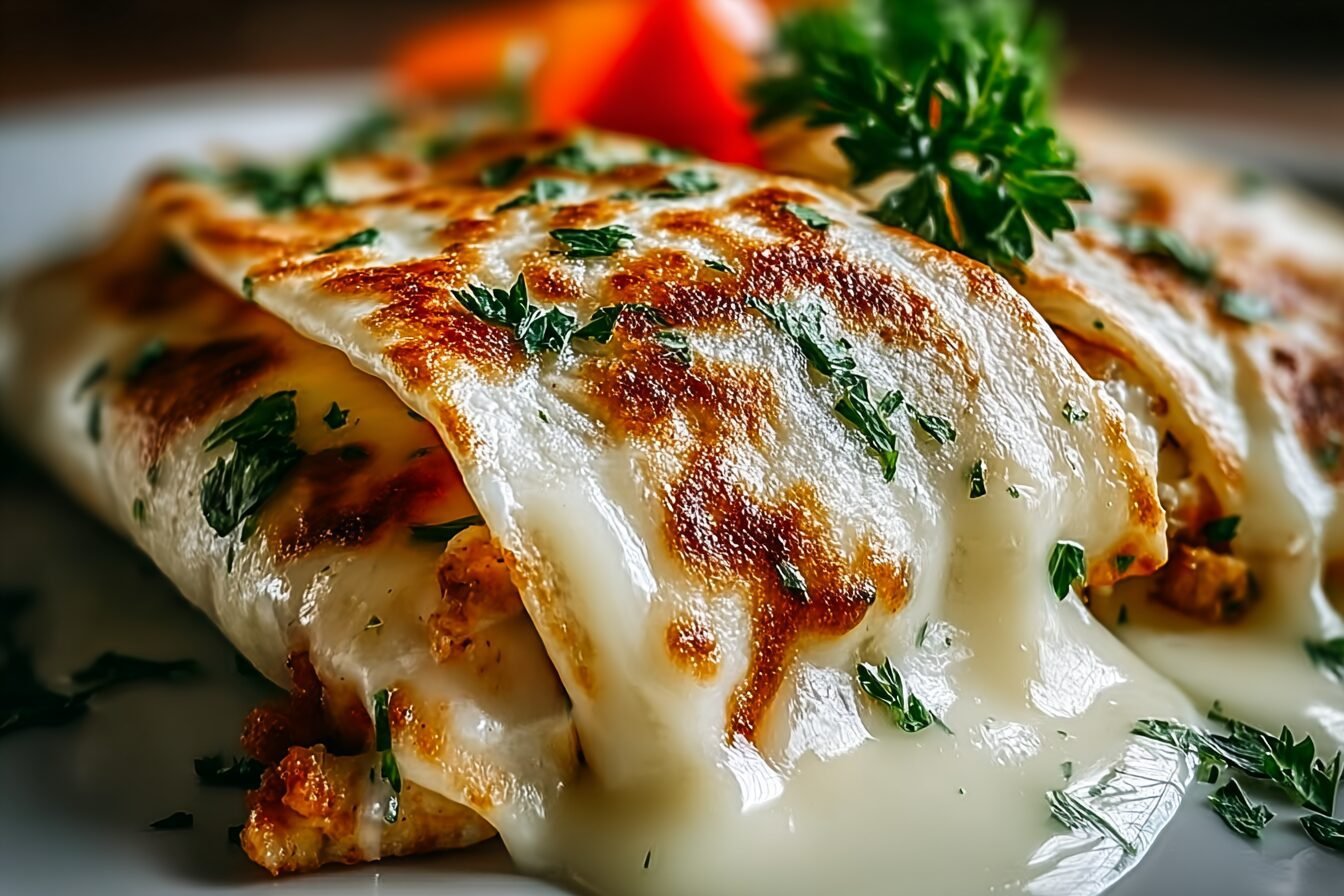 Cheesy Garlic Chicken Wraps Recipe For Quick And Flavorful Meals 6 Cheesy Garlic Chicken Wraps